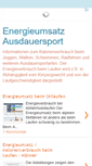 Mobile Screenshot of energieumsatzausdauersportlaufen.blogspot.com