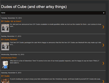 Tablet Screenshot of cube-dudes.blogspot.com