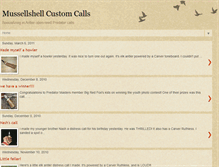 Tablet Screenshot of mussellshellcustomcalls.blogspot.com