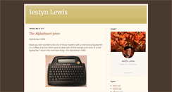 Desktop Screenshot of iestynlewis.blogspot.com
