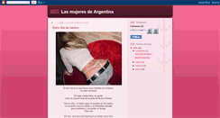 Desktop Screenshot of lasmujeresdeargentina.blogspot.com