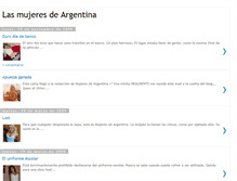 Tablet Screenshot of lasmujeresdeargentina.blogspot.com