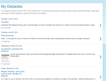 Tablet Screenshot of mydebacles.blogspot.com