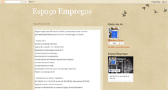 Desktop Screenshot of espacoempregos.blogspot.com