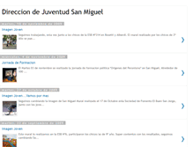 Tablet Screenshot of direcciondejuventudsanmiguel.blogspot.com