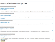 Tablet Screenshot of motorcycle-insurance-tips.blogspot.com