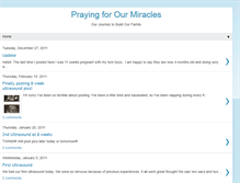 Tablet Screenshot of prayingforourmiracles.blogspot.com