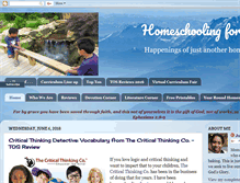 Tablet Screenshot of homeschoolingforhisglory.blogspot.com