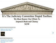 Tablet Screenshot of itsthejudiciarycommitteestupid.blogspot.com