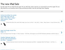 Tablet Screenshot of ipad3sale.blogspot.com