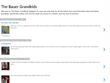 Tablet Screenshot of bauergrandkids.blogspot.com