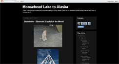 Desktop Screenshot of mooseheadlaketoalaska.blogspot.com