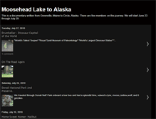 Tablet Screenshot of mooseheadlaketoalaska.blogspot.com