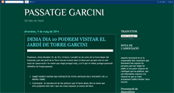 Desktop Screenshot of passatgegarcini.blogspot.com