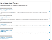 Tablet Screenshot of bestdownloadgames.blogspot.com