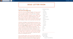 Desktop Screenshot of deadletterroom.blogspot.com