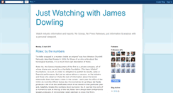 Desktop Screenshot of justwatchingwithjamesdowling.blogspot.com