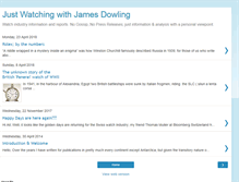 Tablet Screenshot of justwatchingwithjamesdowling.blogspot.com