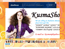 Tablet Screenshot of kusmashop.blogspot.com