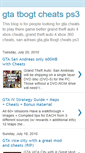 Mobile Screenshot of gtatbogtcheatsps3.blogspot.com