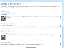 Tablet Screenshot of gtatbogtcheatsps3.blogspot.com
