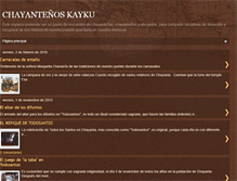 Tablet Screenshot of chayanta.blogspot.com