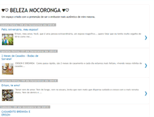 Tablet Screenshot of belezamocoronga.blogspot.com