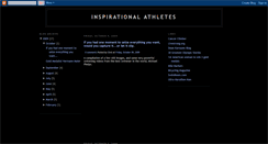 Desktop Screenshot of inspirationalathletes.blogspot.com
