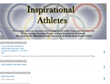 Tablet Screenshot of inspirationalathletes.blogspot.com