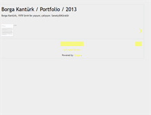 Tablet Screenshot of borgakanturkportfolio.blogspot.com