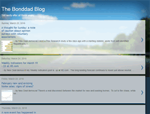 Tablet Screenshot of bonddad.blogspot.com