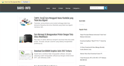 Desktop Screenshot of baris-info.blogspot.com