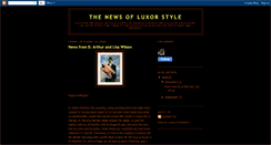 Desktop Screenshot of luxorstyle.blogspot.com