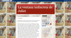 Desktop Screenshot of laventanaindiscretadejuliet.blogspot.com