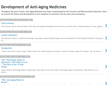 Tablet Screenshot of antiagingdevelopments.blogspot.com