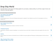 Tablet Screenshot of dropshipworld.blogspot.com