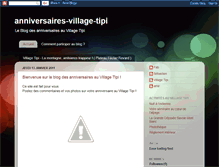 Tablet Screenshot of anniversaires-village-tipi.blogspot.com