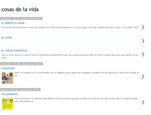 Tablet Screenshot of cosasdvida-nmolvides.blogspot.com