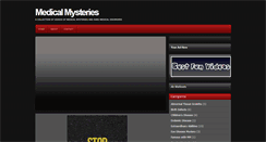 Desktop Screenshot of med-mysteries.blogspot.com