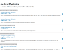 Tablet Screenshot of med-mysteries.blogspot.com