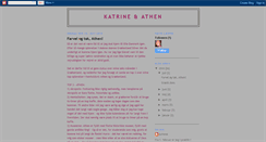 Desktop Screenshot of katrine-i-athen.blogspot.com