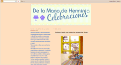 Desktop Screenshot of delamanodeherminiacelebraciones.blogspot.com