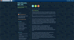 Desktop Screenshot of debibrooks.blogspot.com