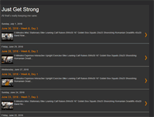 Tablet Screenshot of justgetstrong.blogspot.com