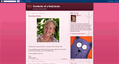 Desktop Screenshot of contentsofafriedbrain.blogspot.com