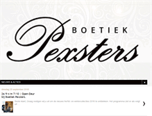 Tablet Screenshot of boetiekpexsters.blogspot.com