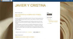 Desktop Screenshot of franciscojavierycristina.blogspot.com