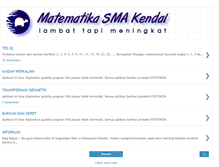 Tablet Screenshot of matematika-kendal.blogspot.com