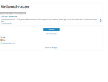 Tablet Screenshot of mellomschnauzer.blogspot.com