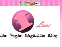 Tablet Screenshot of ilovelasvegasmagazine.blogspot.com